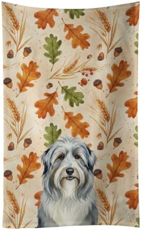 Caroline's Treasures Bearded Collie Dogs Kitchen Towel 15x25 in by CarolinesTreasures