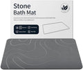 Stone Bath Mat for Bathroom, Diatomaceous Earth Shower Mat, Quick Dry by ZIKIBL