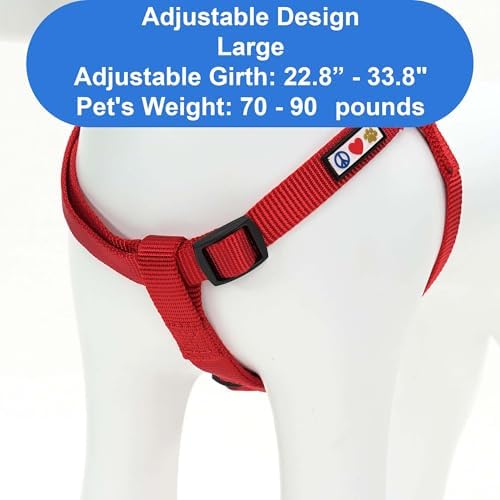 Pawtitas Solid Step-in Dog Harness – Adjustable No-Pull Vest - Image 3