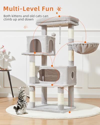 Taoqimiao Cat Tree, 49In Cat Tower - Image 3