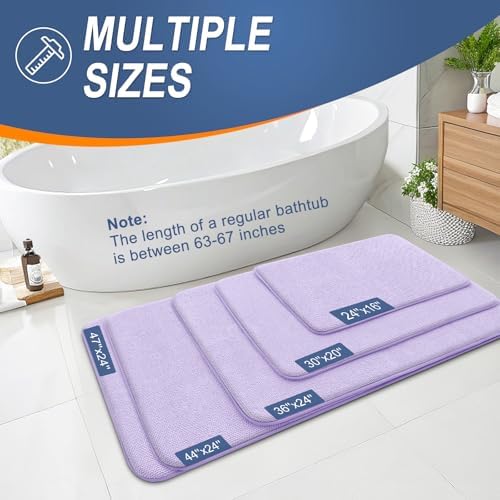 OLANLY Thick Memory Foam Bathroom Rugs 30x20, Absorbent Bath Mat - Image 5