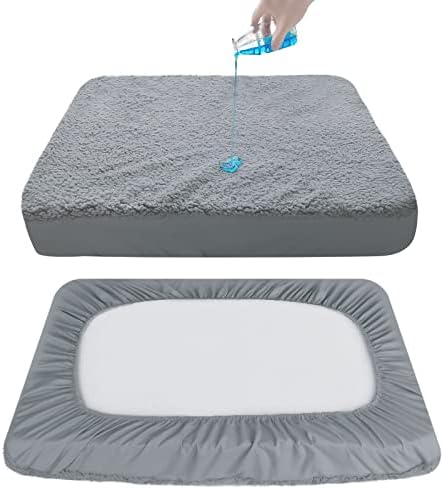 Dog Bed Covers Soft Plush Replacement Washable, 54x44 Inches, Cover Only - Image 4