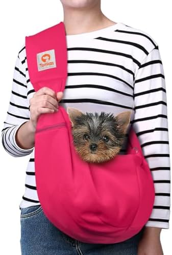 TOMKAS Dog Sling Carrier for Small Dogs Puppy Carrier for Small Dogs by TomkasFORTHELOVEOFPALS