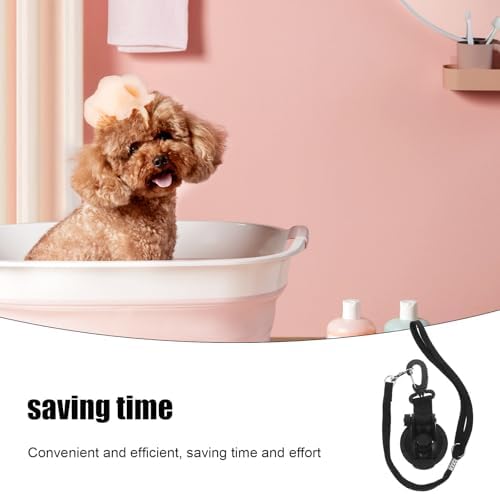 SOIMISS Dog Bathing Tether Nylon Strap Adjustable Bathing Strong Suction Cup - Image 3