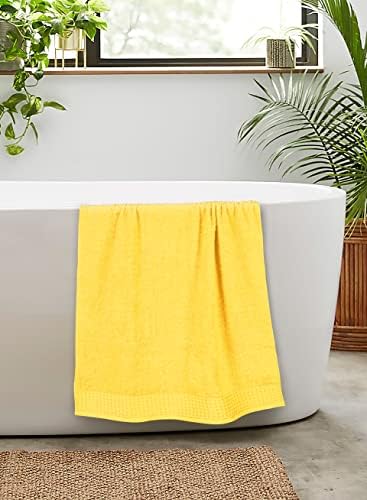GLAMBURG 100% Cotton 2 Pack Oversized Bath Towel Set 28x55 Inches, Ultra Soft - Image 5
