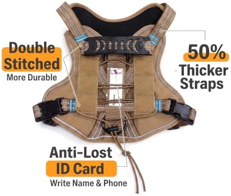 Dog Harness and Leash Set for Medium Dogs, No Pull Tactical Dog Harness - Image 5