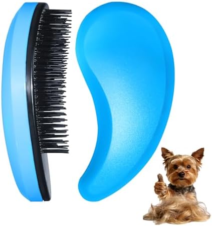 Small Dog Brush, Skin-friendly Soft Bristles by MAEELOU