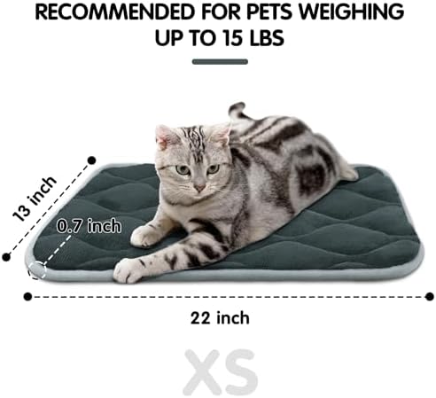 furrybaby Dog Bed Mat Crate Pad, Anti-Slip Bottom Machine Washable Pet Pad - Image 5