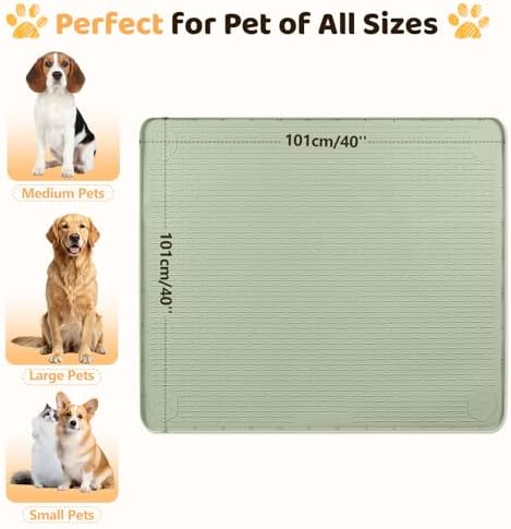 Silicone Dog Bed Mat 40"x 40" Crate Mat - Image 4