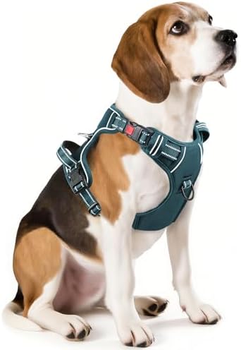 Timos Dog Harness Medium Sized, Quick Release 3 Buckles by Timos