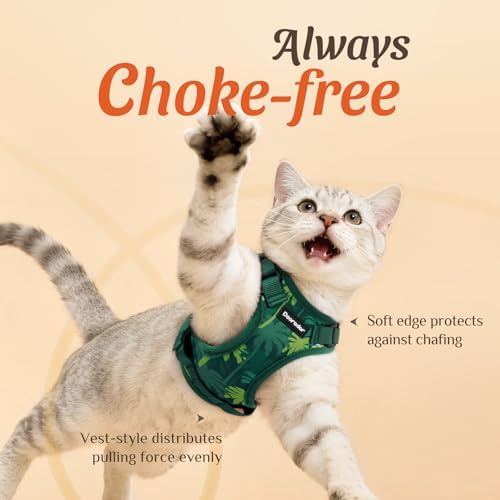 Dooradar Cat Harness and Leash Set, Adjustable and Escape Proof - Image 2