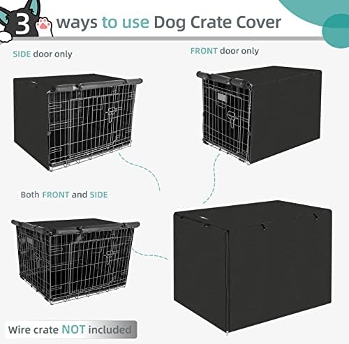 Seiyierr Dog Crate Cover, 30 Inch Dogs Kennel Covers - Image 4