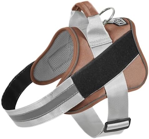 Bolux Dog Harness, No-Pull Reflective Dog Vest, Breathable Adjustable Pet by Bolux