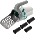 LIOOBO Cat Waste Container Small Litter Scoop Cat Poop Shoveling Metal Cat by LIOOBO