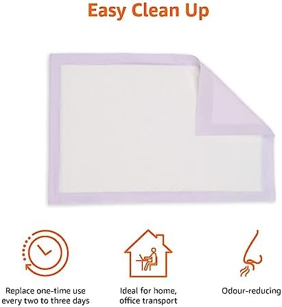 Amazon Basics Cat Pee Pads, Odor Control, Super Absorbent, Disposable, - Image 3