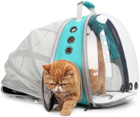 Lollimeow Expandable Bubble Cat Carrier Backpack, Supports up to 14 lbs by Lollimeow