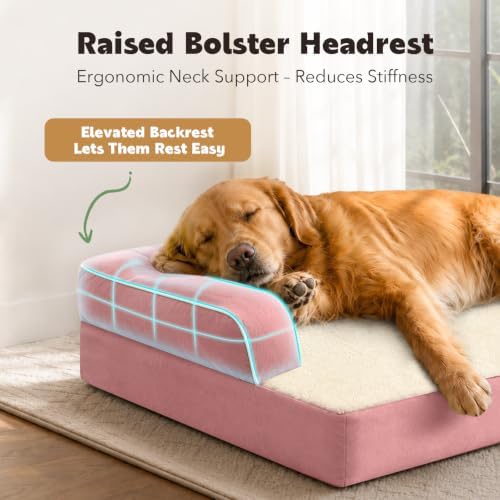 MEKIY Orthopedic Waterproof Jumbo Dog Bed - Image 2