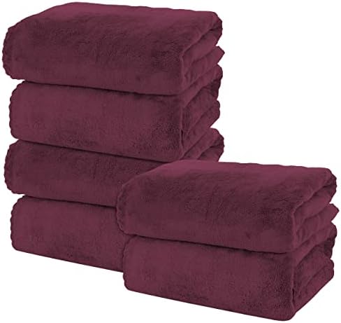 MOONQUEEN 6 Pack Premium Bath Towel Set by MOONQUEEN