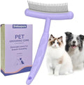 Stainless Steel Pet Dematting Deshedding Brush, Pet Grooming Tool by Unknown
