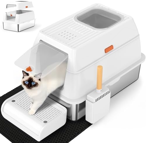 SZEE XL Stainless Steel Litter Box by SZEE