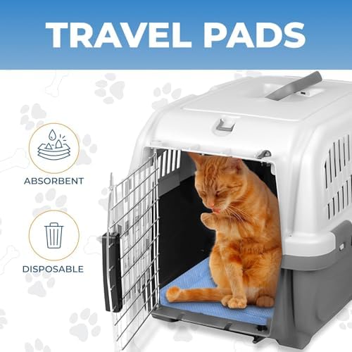 Pet Carrier Pad Insert 4 Pack, Disposable, 19.5 x 12.5 in, - Image 3