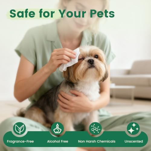 400 Unscented Dog Wipes for Paws and Butt Large Thick Puppy Wipes for Dogs Face - Image 5