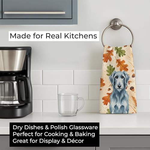 Caroline's Treasures Scottish Deerhound Dogs Kitchen Towel 15x25 in - Image 3