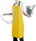 Waterproof Apron with Comfortable Adjustable Bib Rubber Vinyl Dishwasher Heavy by Vammcht