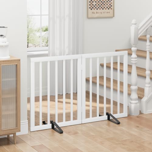 Dog Gate for Doorways, Foldable Dog Gate Indoor, Pet Gates for Doorways Bedroom - Image 5