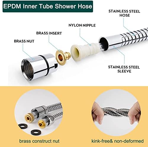 Sink Sprayer Attachment for Faucet, 6 Mode Shower Head, Extension Sink Hose - Image 5