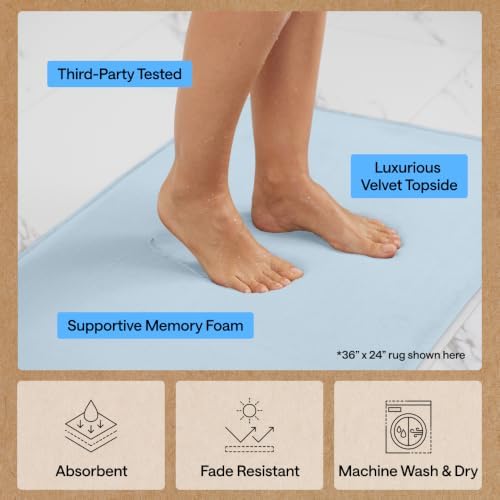 GORILLA GRIP® Memory Foam Bath Rug - Image 5