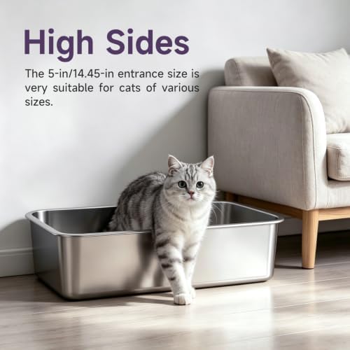 Stainless Steel Cat Litter Box - Image 5