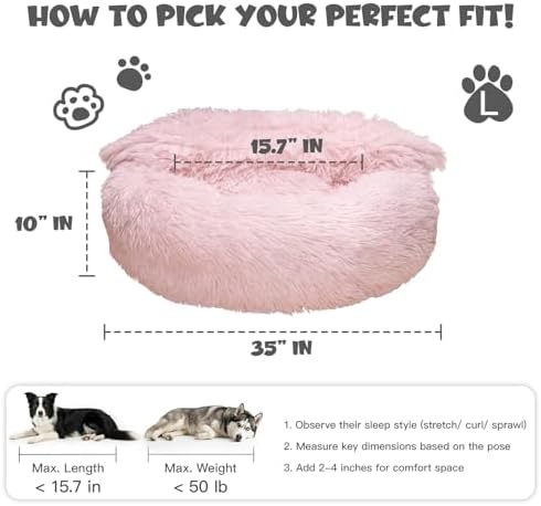 Himax 35in Covered Large Dog Bed - Image 2