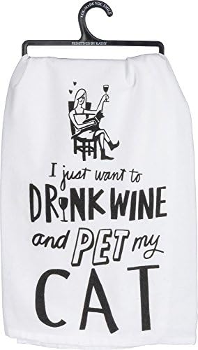 Primitives by Kathy 36922 LOL Made You Smile Dish Towel, 28 x 28-Inches by PrimitivesbyKathy
