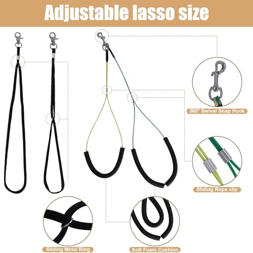 Dog Grooming Arm, Adjustable Height & Width Pet Grooming Restraint Stand - Image 4