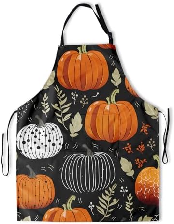 Art Apron with Pocket for Women Men by DZGlobal