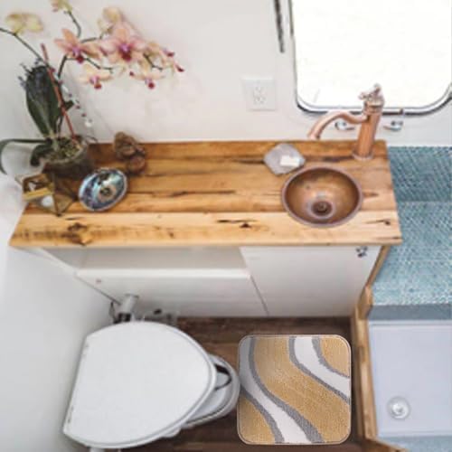 KAMA BRIDAL Microfiber Bath Mat Non-Slip Bathroom Floor Rugs Fast Water - Image 2