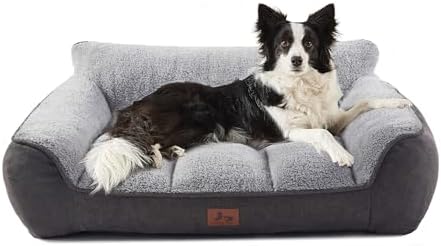 XL Extra Thick Orthopedic Bolster Dog Bed by WARMREST