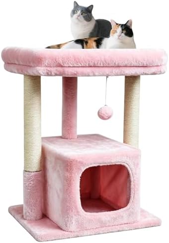 SYANDLVY Pink Cat Tree for Indoor Cats Large Adult by SYANDLVY