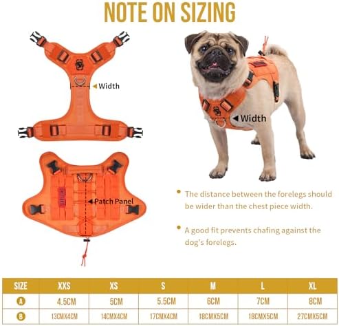 OneTigris Tactical Dog Harness No-Pull Service Vest - Image 3