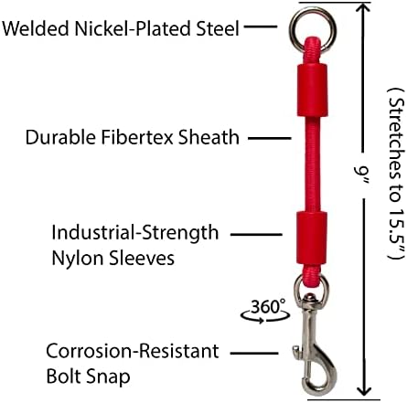 BUNGEE DOG LEASH EXTENSION – Patented Shock Absorber Attachment Protects You - Image 4
