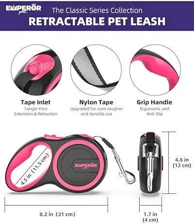Emperor Pets Retractable Dog Leash, 26 ft - Image 2