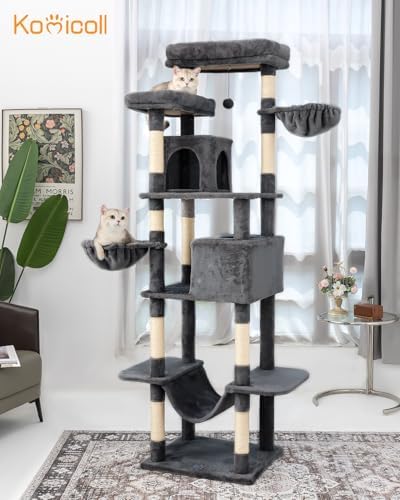 Cat Tree, 81-Inch Tall Cat Tower - Image 3