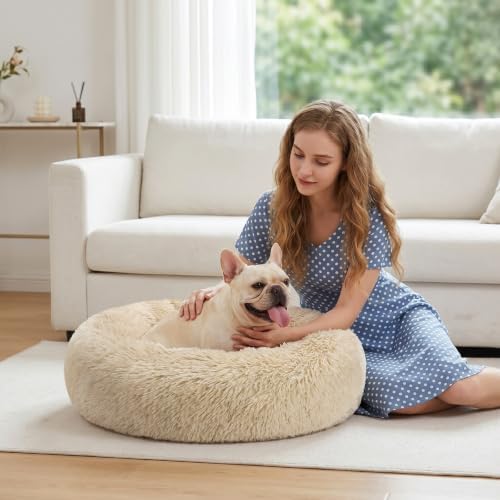 MIXJOY Orthopedic Dog Bed Comfortable Donut Cuddler Round Pet Beds Ultra Soft - Image 7