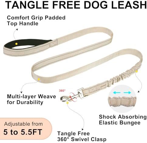 BEAUTYZOO Dog Harness for Large Dogs, No Pull Step in Pet Vest and Leash Set - Image 5