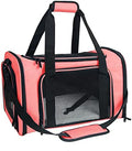 Soft Sided Carrier for Small Medium Cats Dogs, Removable Pad Collapsible Travel by NextFri