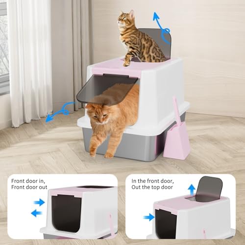 RIZZARI Stainless Enclosed Litter Box: - Image 2