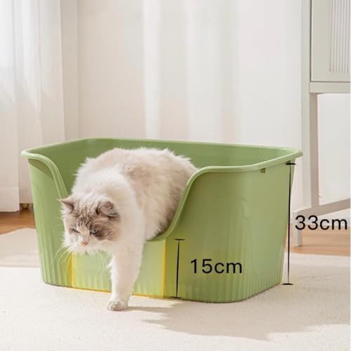 Extra Large Litter Box with High Sides 25.27" Lx17.83 Wx13.11 H, Anti-Splashing - Image 3