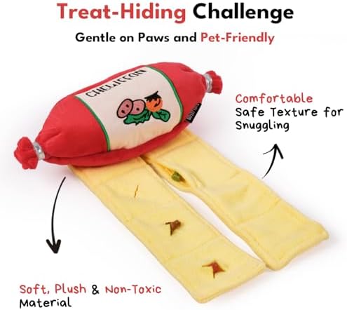 CHEWFFON Snuffle Dog Toy, Interactive Crinkle Toy - Image 3