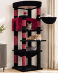 Heybly 53.1" Corner Cat Tree for Large Cats – Interactive Play HCT029BR by HEYBLY